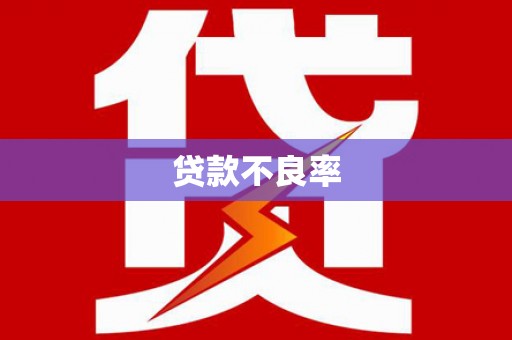 高安贷款不良率