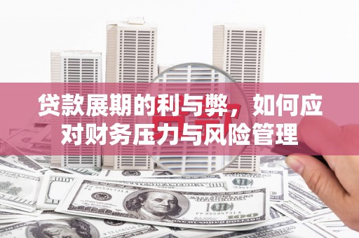 勐海贷款展期的利与弊，如何应对财务压力与风险管理