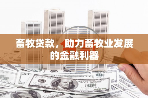新乐畜牧贷款，助力畜牧业发展的金融利器