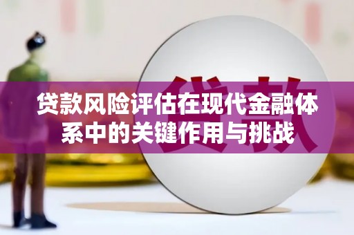 溪口贷款风险评估在现代金融体系中的关键作用与挑战
