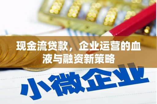 项城现金流贷款，企业运营的血液与融资新策略