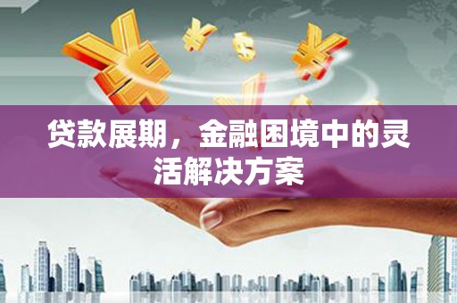 邵阳县贷款展期，金融困境中的灵活解决方案
