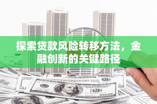 学甲探索贷款风险转移方法，金融创新的关键路径