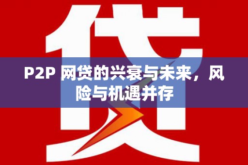 开江P2P 网贷的兴衰与未来，风险与机遇并存