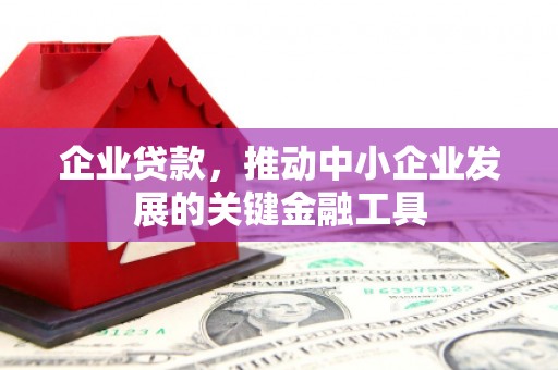 新会企业贷款，推动中小企业发展的关键金融工具