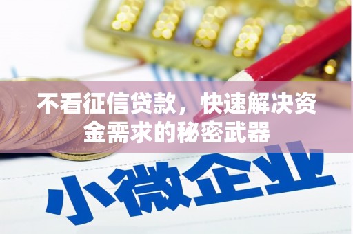 和田县不看征信贷款，快速解决资金需求的秘密武器
