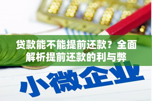 瑞昌贷款能不能提前还款？全面解析提前还款的利与弊