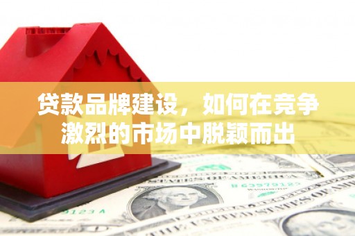 索县贷款品牌建设，如何在竞争激烈的市场中脱颖而出