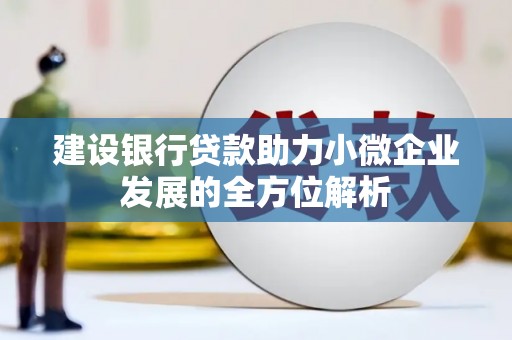 浦东建设银行贷款助力小微企业发展的全方位解析