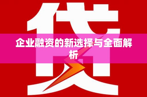 卓尼企业融资的新选择与全面解析
